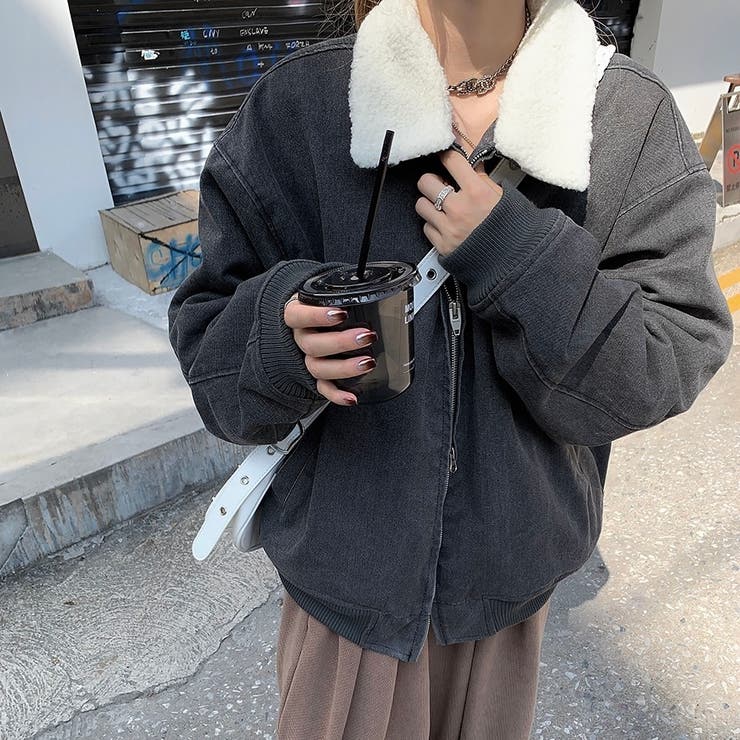 ワークテイスト裏ボアジャケット | LADY LIKE  | 詳細画像3 