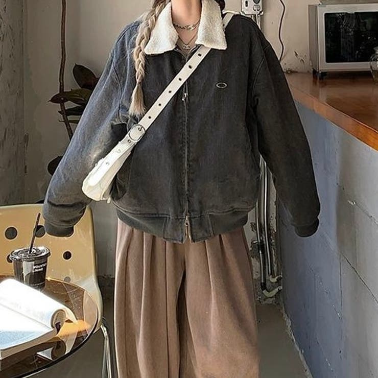 ワークテイスト裏ボアジャケット | LADY LIKE  | 詳細画像5 