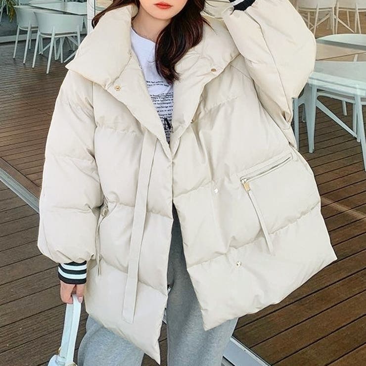 ベルトデザイン中綿ジャケット | LADY LIKE  | 詳細画像2 