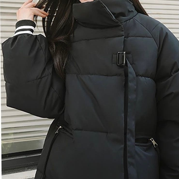 ベルトデザイン中綿ジャケット | LADY LIKE  | 詳細画像7 