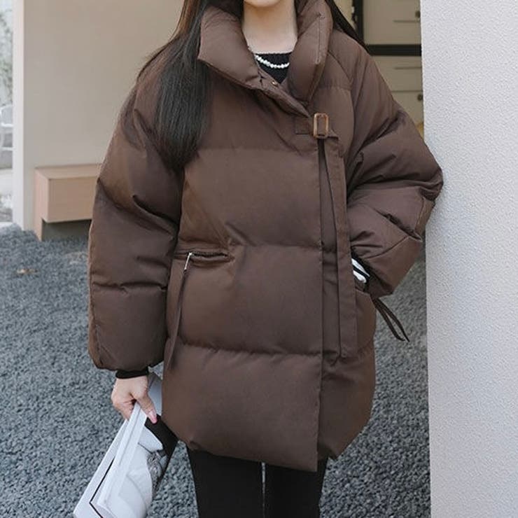 ベルトデザイン中綿ジャケット | LADY LIKE  | 詳細画像9 