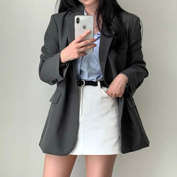 【春夏新作】１つボタンゆったりテーラードジャケット | LADY LIKE  | 詳細画像13 