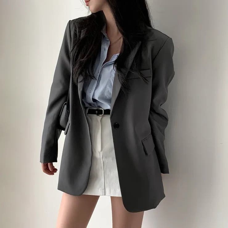 【春夏新作】１つボタンゆったりテーラードジャケット | LADY LIKE  | 詳細画像20 