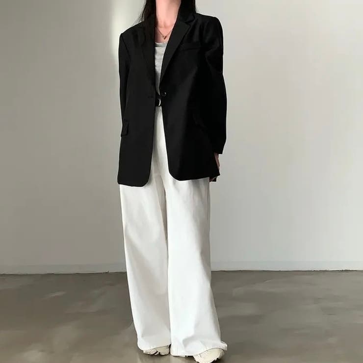 【春夏新作】１つボタンゆったりテーラードジャケット | LADY LIKE  | 詳細画像24 