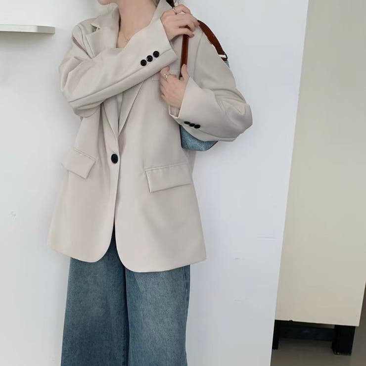 【春夏新作】１つボタンゆったりテーラードジャケット | LADY LIKE  | 詳細画像43 