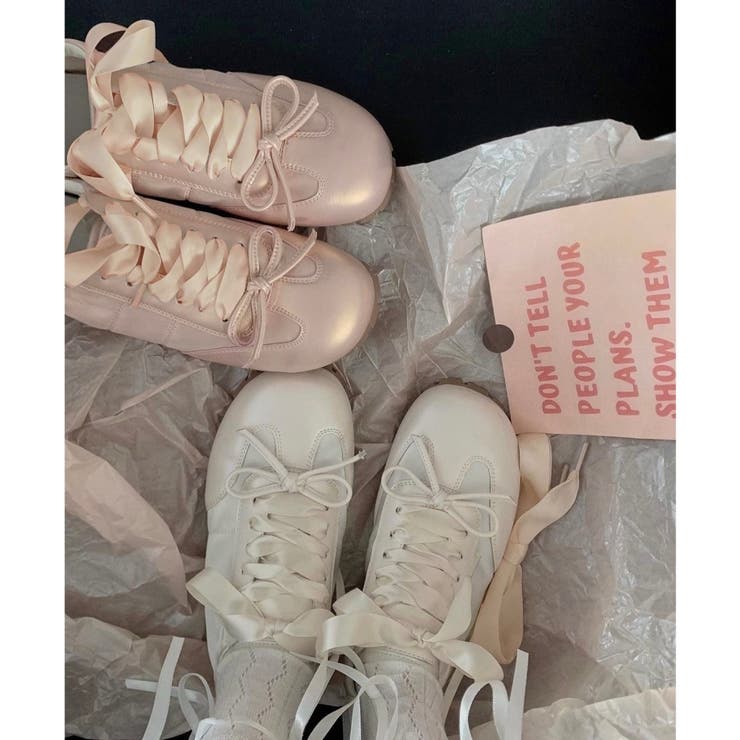 【春夏新作】バレーシューズ風ガーリースニーカー | LADY LIKE  | 詳細画像12 