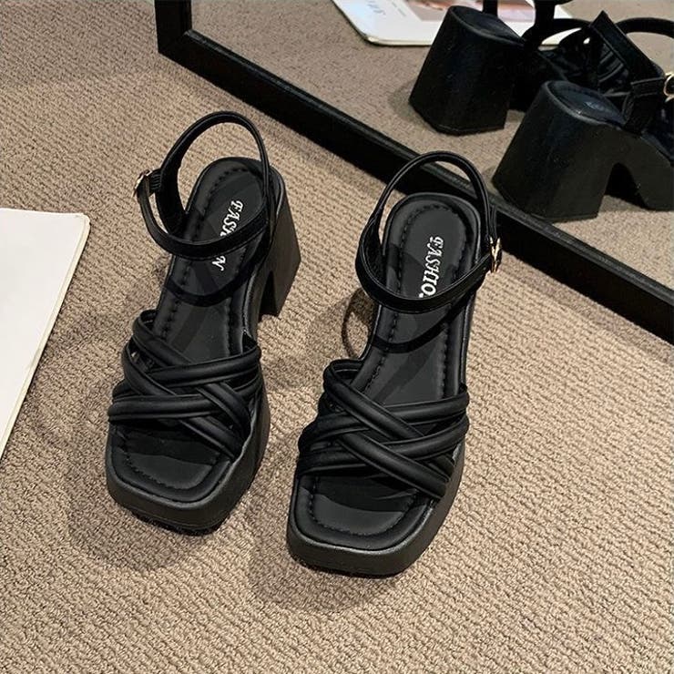 【ロゴが主役のリラクシー厚底♡】CHANEL サンダル サンダル – CIELOHUK