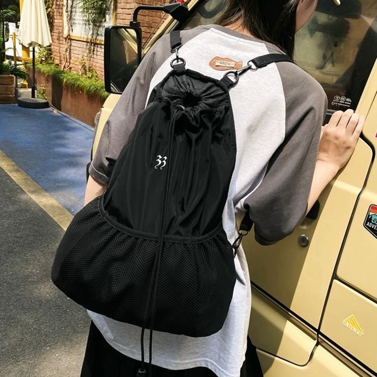 メッシュポケット付きリュックサック[品番：SHNW0011227]｜LADY