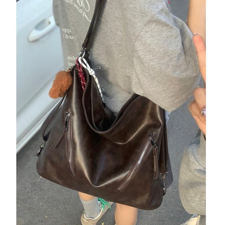 stand oil ダークブラウン ショルダーバッグ ハート型ケース付き stand oil ダークブラウン ショルダーバッグ ハート型コイン