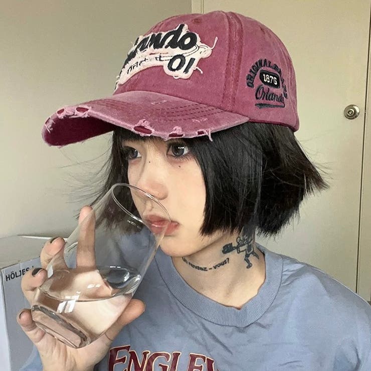 ロゴワッペンヴィンテージキャップ[品番：SHNW0011338]｜LADY