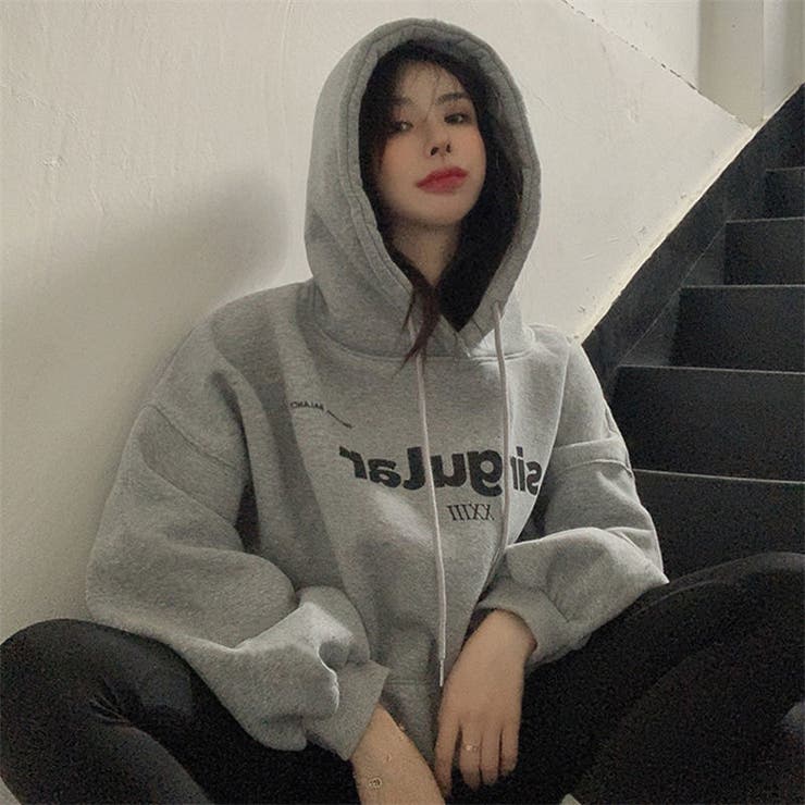 ストリートにもモードにも落とし込める、ビッグシルエットプルオーバーパーカ－ 韓国… | Sibra | 詳細画像12 