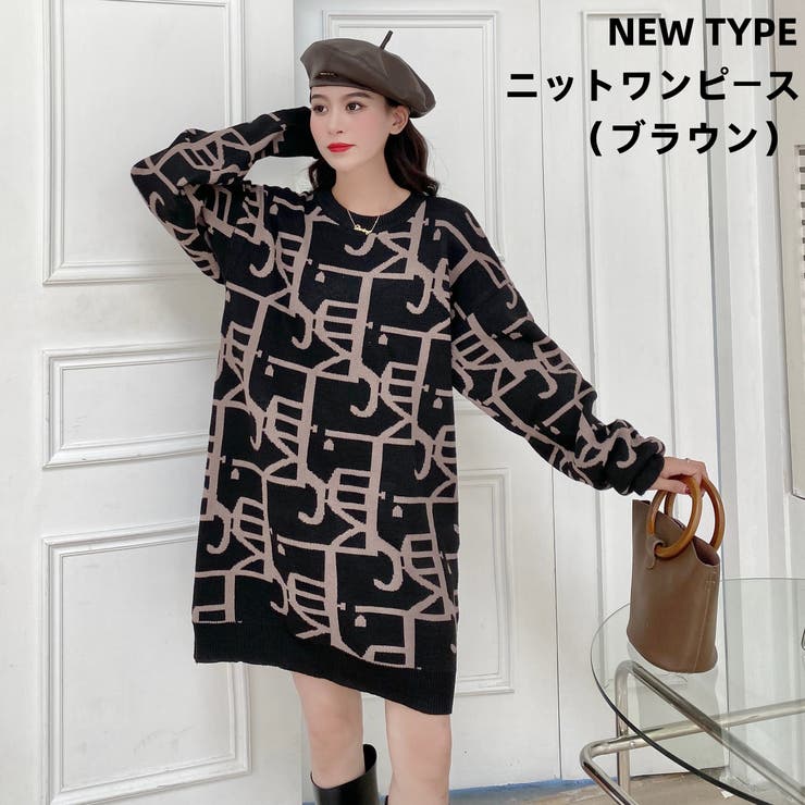 絶妙なカジュアルな印象に、ニットプルオーバー 韓国ファッション 春服 | Sibra | 詳細画像26 