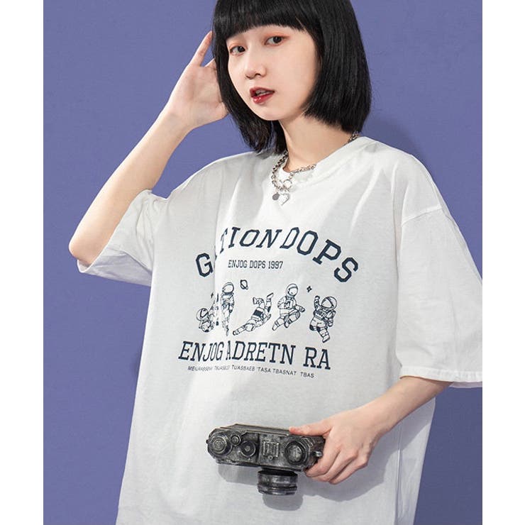 半袖ビッグシルエット Tシャツ 韓国ファッション