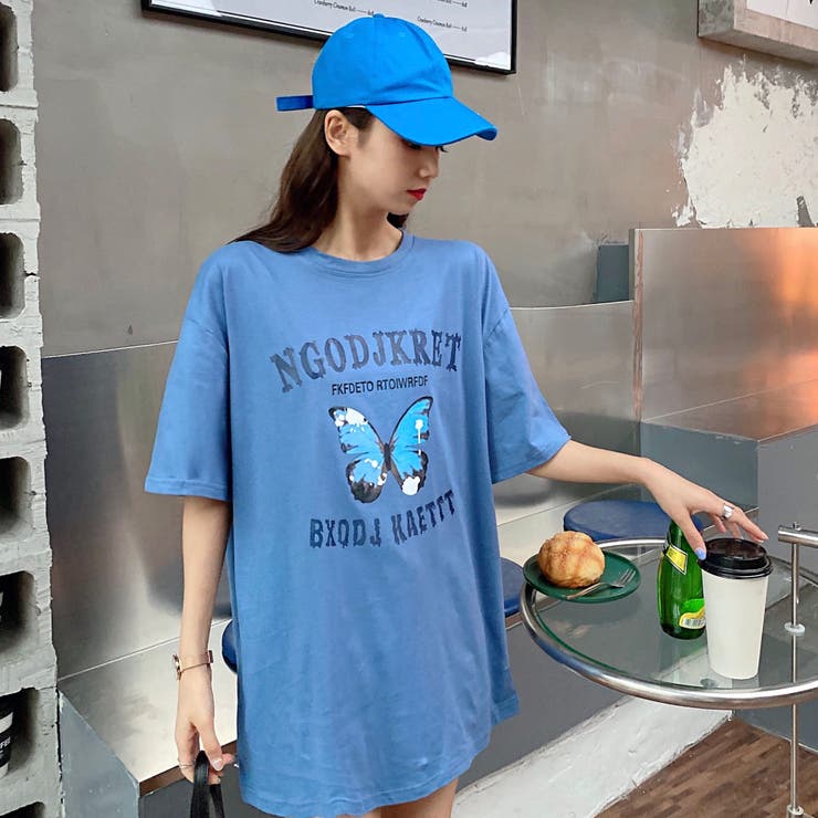 ロゴプリントTシャツ 長め 大きめ[品番：SHNW0003008]｜Sibra（シブラ