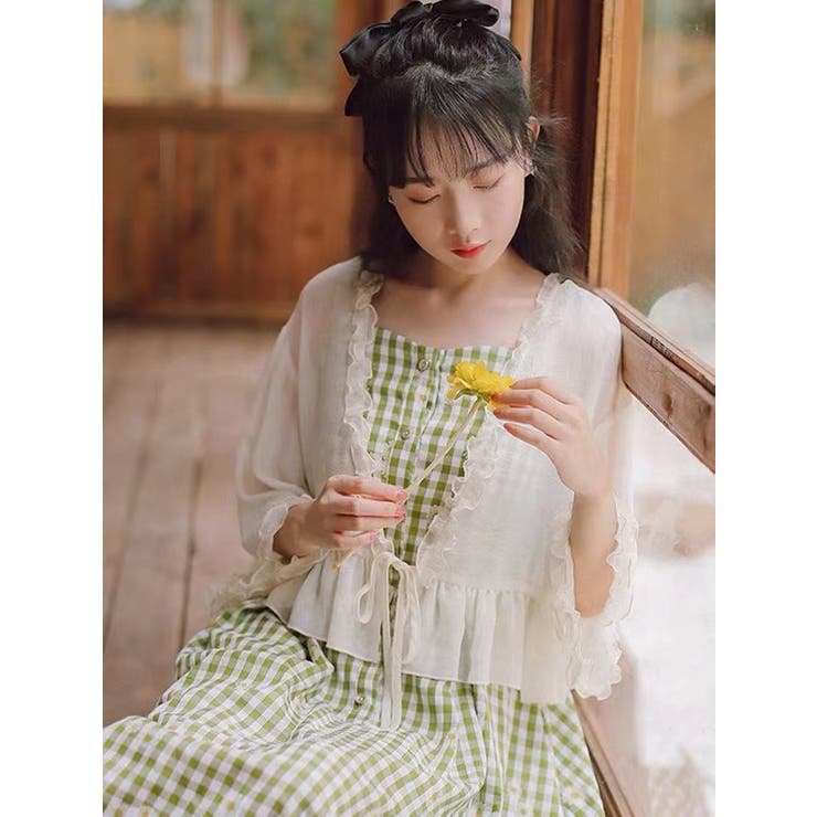 シフォンシアーカーディガン[品番：SHNW0003080]｜Sibra（シブラ