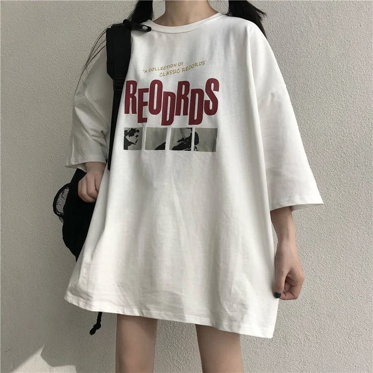 オーバーサイズプリントtシャツ 大きめ シンプル 品番 Shnw Sibra シブラ のレディースファッション通販 Shoplist ショップリスト