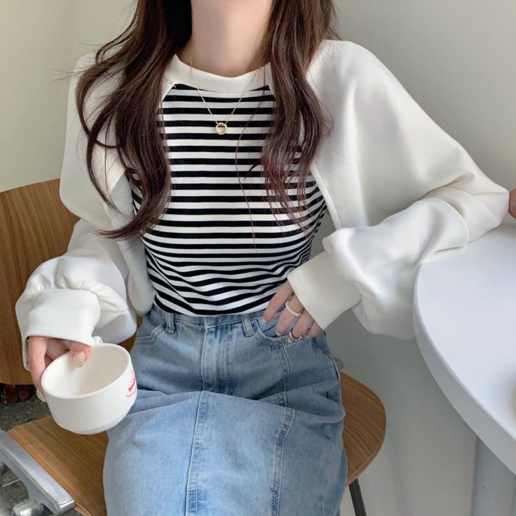 春新作 フェイクレイヤード Tシャツ 品番 Shnw Sibra シブラ のレディース ファッション通販 Shoplist ショップリスト