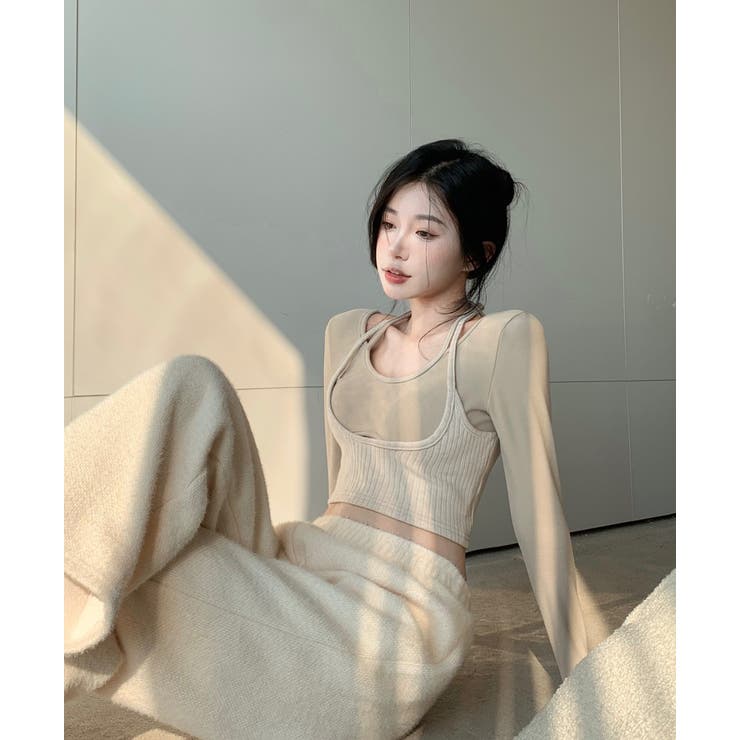 as''on アズオン SEE-THROUGH シースルー トップス 韓国 TS0040.jpg