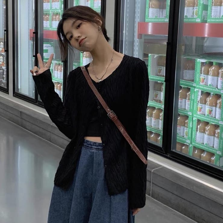 カーディガン 韓国ファッション オフィスカジュアル 品番 Shnw Sibra シブラ のレディースファッション 通販 Shoplist ショップリスト