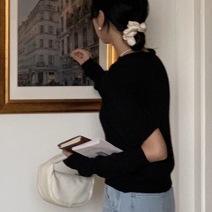 アームウォーマー付き ニットトップス 2点セット | Sibra | 詳細画像26 