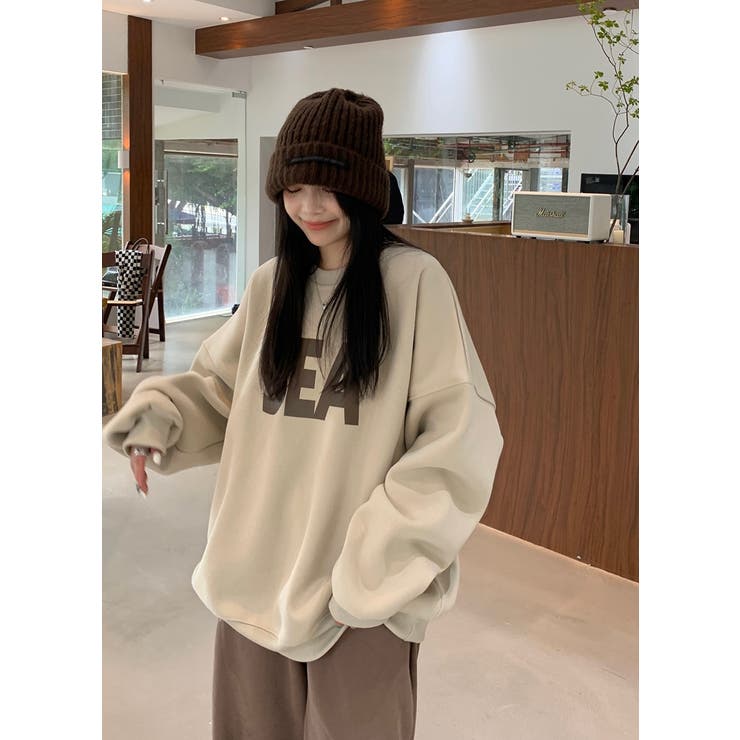 裏起毛スウェット オーバーサイズ ゆったり[品番：SHNW0007940