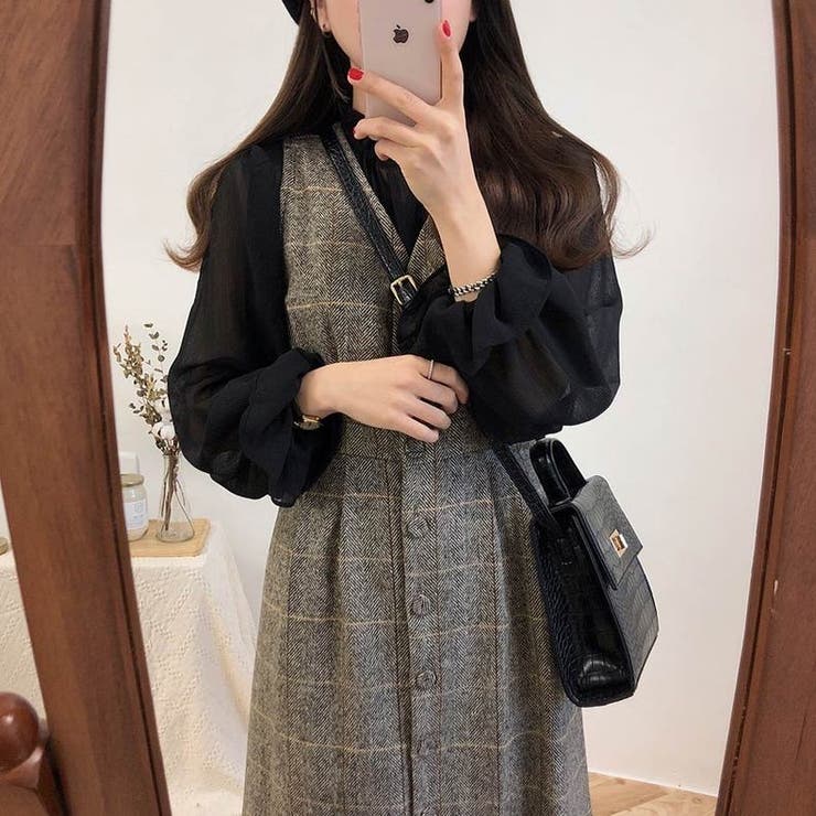 軽やかで美しい。シアーブラウス 韓国ファッション 韓国ファッション | Sibra | 詳細画像9 