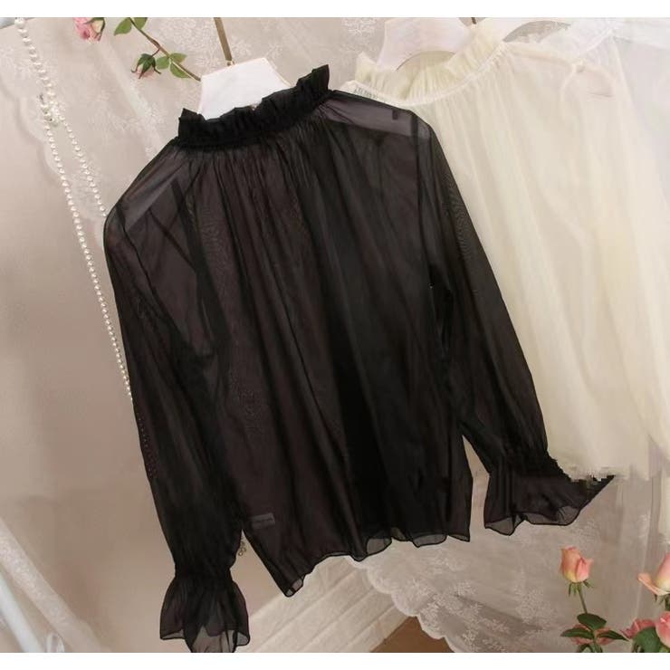 軽やかで美しい。シアーブラウス 韓国ファッション 韓国ファッション | Sibra | 詳細画像15 