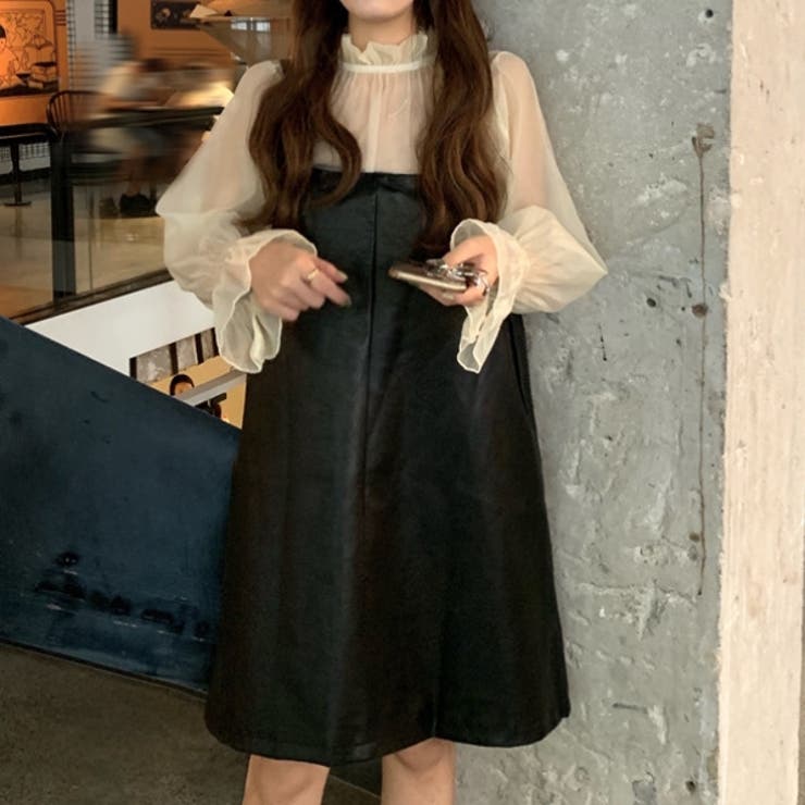 軽やかで美しい。シアーブラウス 韓国ファッション 韓国ファッション | Sibra | 詳細画像2 