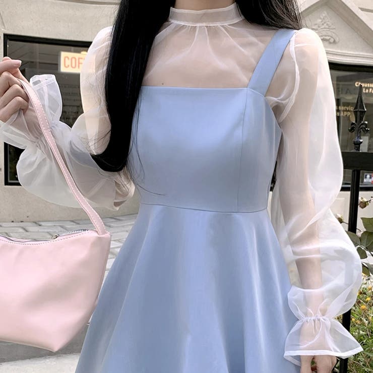 大人の愛らしさ。後ろリボンシアーブラウス 春 韓国ファッション | Sibra | 詳細画像3 