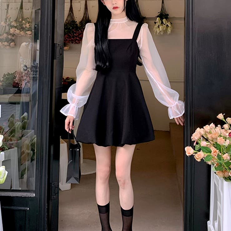 大人の愛らしさ。後ろリボンシアーブラウス 春 韓国ファッション | Sibra | 詳細画像5 