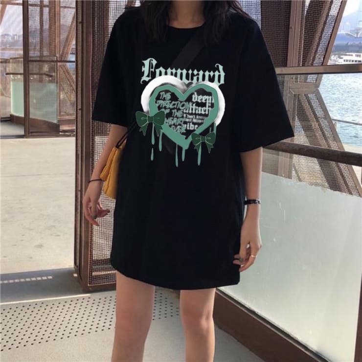 プリントTシャツ 韓国ファッション 夏服 | Sibra | 詳細画像8 