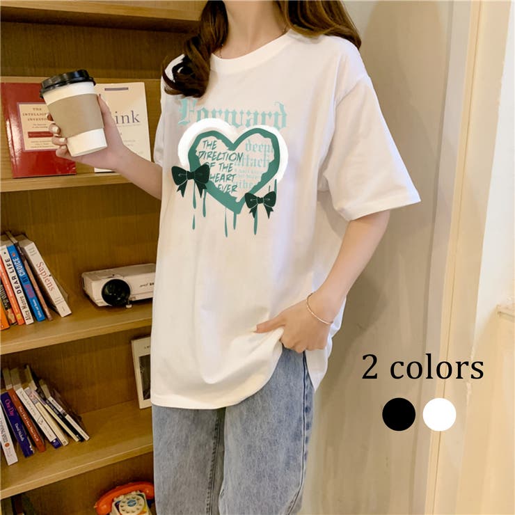 プリントTシャツ 韓国ファッション 夏服 | Sibra | 詳細画像1 