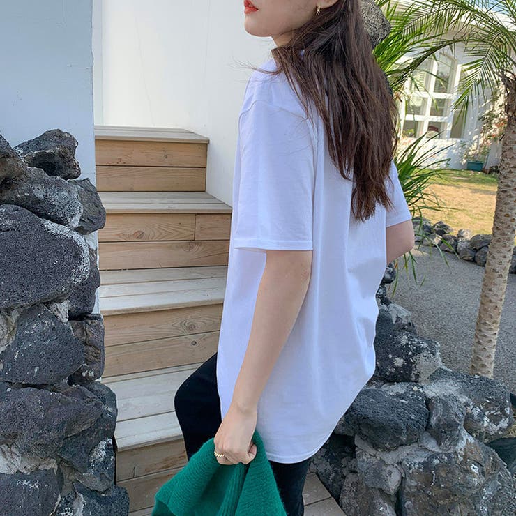 プリントTシャツ 韓国ファッション 夏服 | Sibra | 詳細画像6 