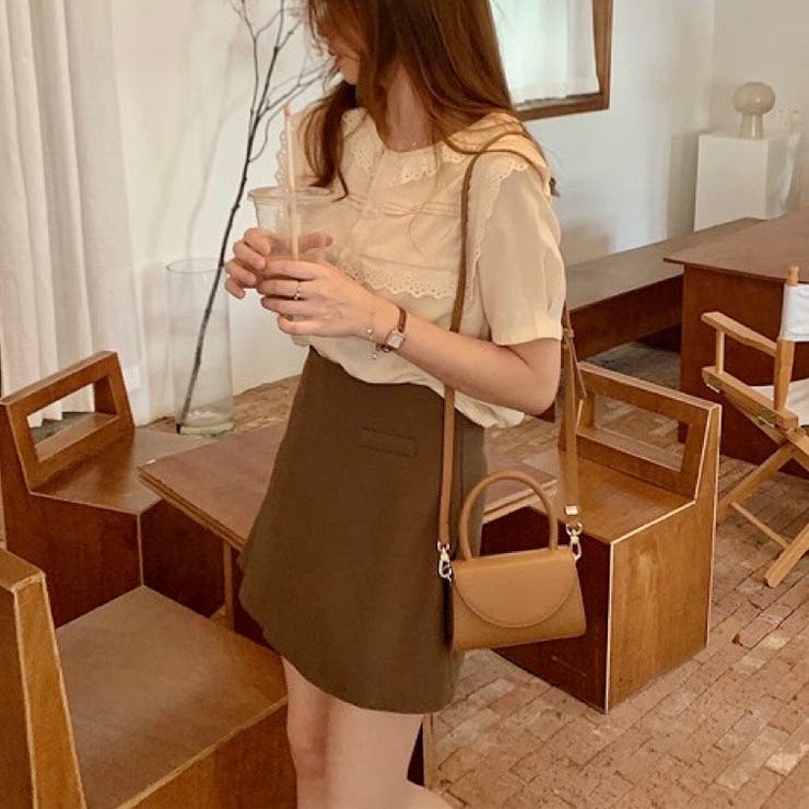 大人なシアー魅せ。レース半袖ブラウス オフィスカジュアル 春 | Sibra | 詳細画像11 