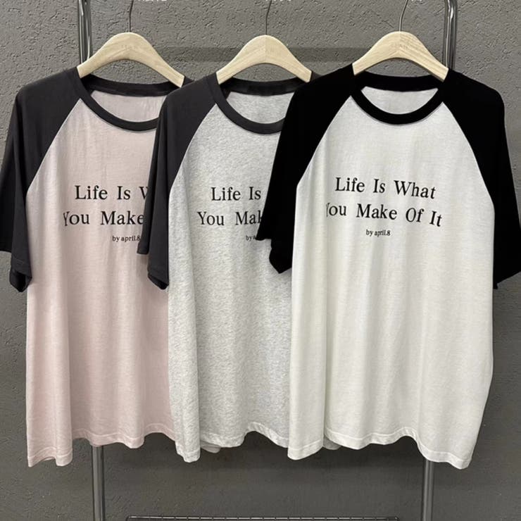 綿100％配色半袖Tシャツ 夏服 トップス | Sibra | 詳細画像6 