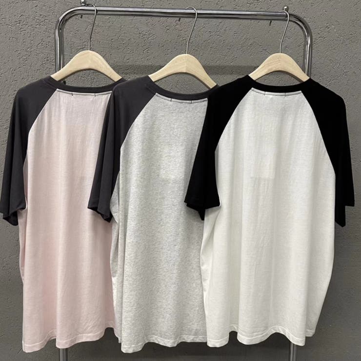 綿100％配色半袖Tシャツ 夏服 トップス | Sibra | 詳細画像8 