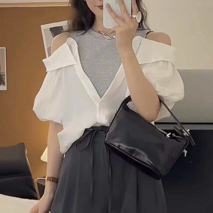 ドッキングシャツ 夏服 セクシー | Sibra | 詳細画像5 