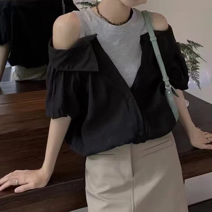 ドッキングシャツ 夏服 セクシー | Sibra | 詳細画像18 