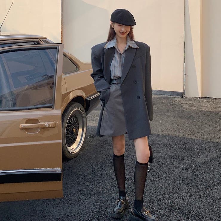 配色ダブルラペルシャツ 秋 冬 | Sibra | 詳細画像10 