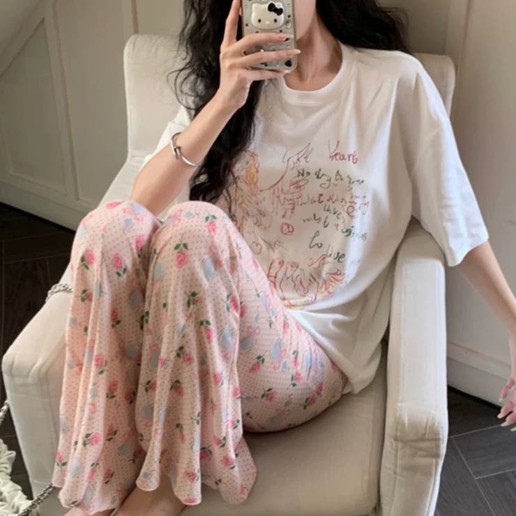 天使が踊っている。手描き風ダンサー柄プリントTシャツ オーバーサイズ 韓国ファッ… | Sibra | 詳細画像7 