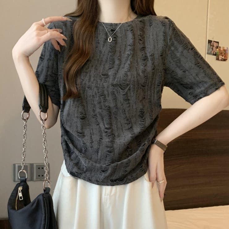 ダメージトップス 春 夏 | Sibra | 詳細画像2