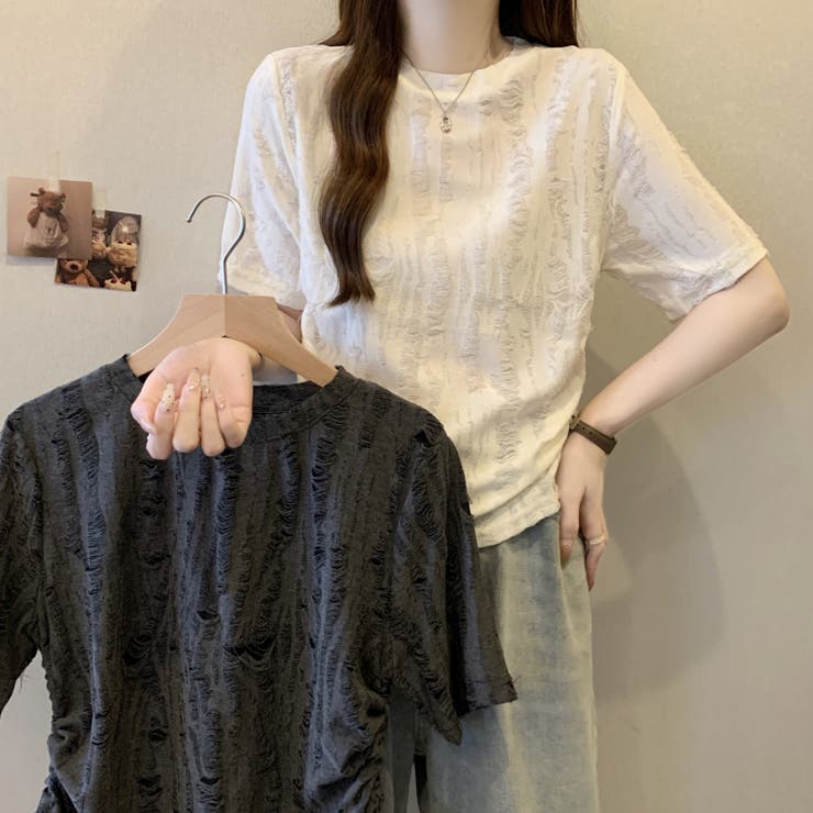 ダメージトップス 春 夏 | Sibra | 詳細画像6