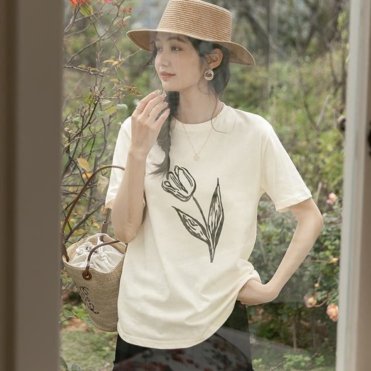 プリント Tシャツ オーバーサイズ | Sibra | 詳細画像5 