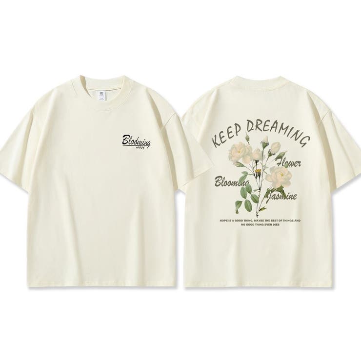 プリントTシャツ オーバーサイズ 韓国ファッション[品番:SHNW0011412 プリントTシャツ オーバーサイズ 韓国ファッション[品番:SHNW0011412