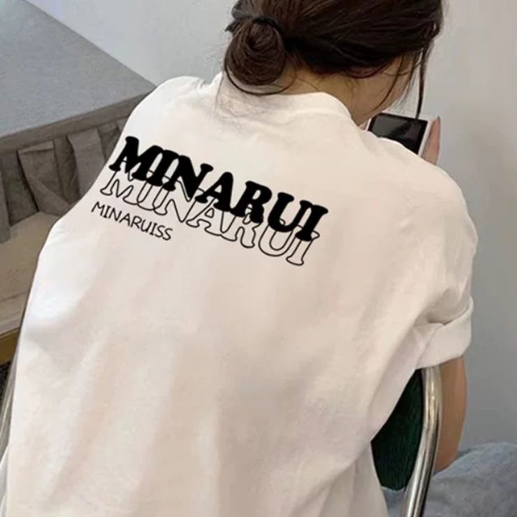 プリントTシャツ オーバーサイズ 韓国ファッション[品番:SHNW0011412 プリントTシャツ オーバーサイズ 韓国ファッション[品番:SHNW0011412
