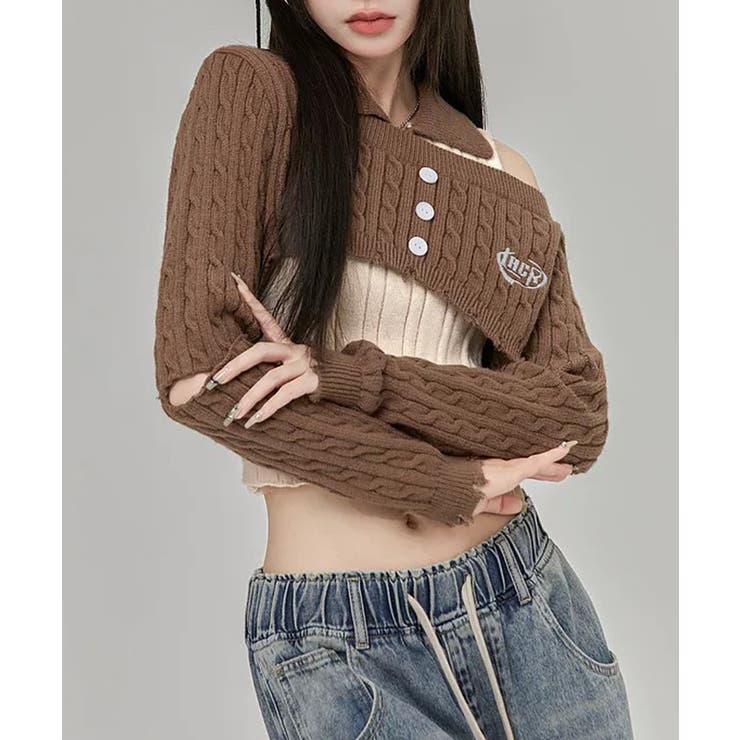 SALSATION ニットタンク L SALSATION サルセーション タンクトップ