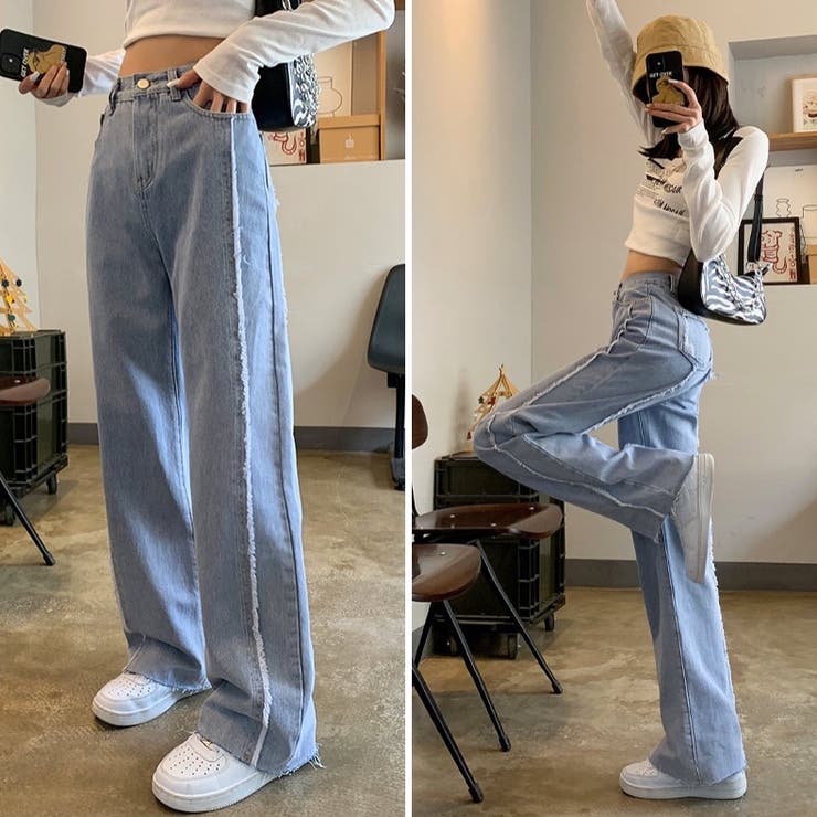 韓国商品/SOFLER NUA DENIM SWEAT PANTS NANAMICA 