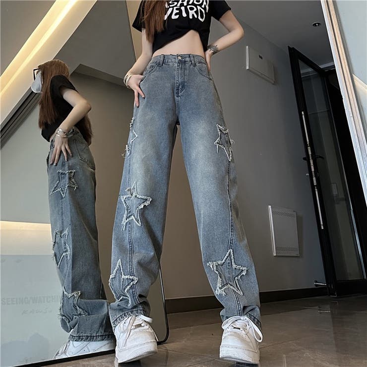 【パッチワークがオシャレ】 CHANEL グリッター デニム ジーンズ パッチワークがオシャレ】 CHANEL グリッター デニム ジーンズ