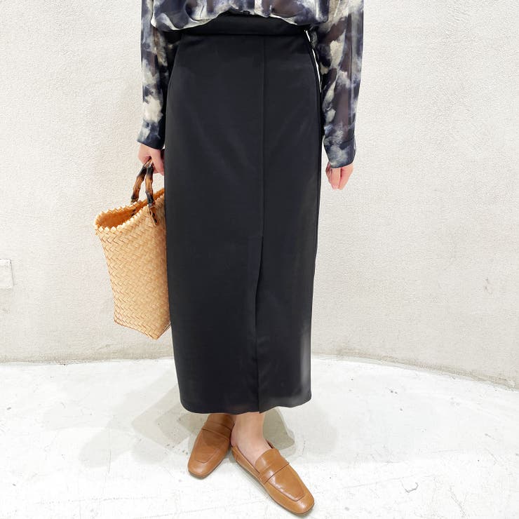スリットポンチタイトスカート 韓国ファッション ハイウエスト | Sibra | 詳細画像9 