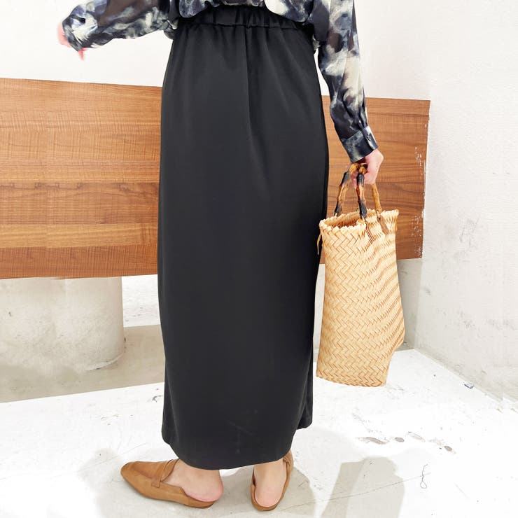 スリットポンチタイトスカート 韓国ファッション ハイウエスト | Sibra | 詳細画像11 